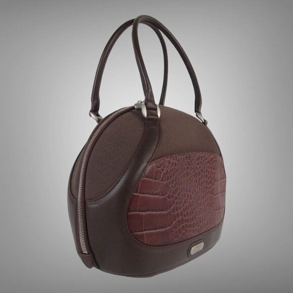 $650 Samsonite Black Label Alexander McQueen Beauty Case Bag Cowhide Canvas - Picture 3 of 5